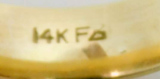 14K Yellow Gold Wedding Band Ring 7.7g image number 5