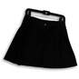 NWT Womens Black Flat Front Pockets Pull-On Short A-Line Skirt Size Small image number 1