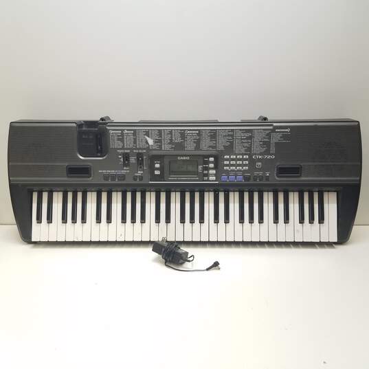 Casio CTK-720 Portable 61-Key Electronic Keyboard image number 1