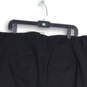 Womens Black Flat Front Slash Pocket Bermuda Shorts Size 24 image number 4