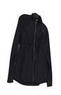 Womens Black Long Sleeve Collared Activewear Full Zip Jacket Size Medium image number 3