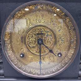 Vintage E. Ingraham Co. Regent Wooden Mantel Clock alternative image