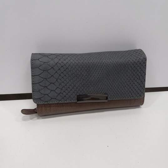 Clarks Grey And Brown Wallet image number 1
