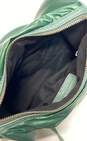 Brandon Blackwood Green Puffer Nylon Small Duffle Shoulder Bag image number 3
