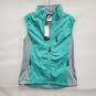 NWT Little Donkey Andy WM's Dry Tech Pale Green & Gray Polyester Blend  Vest Size M image number 1