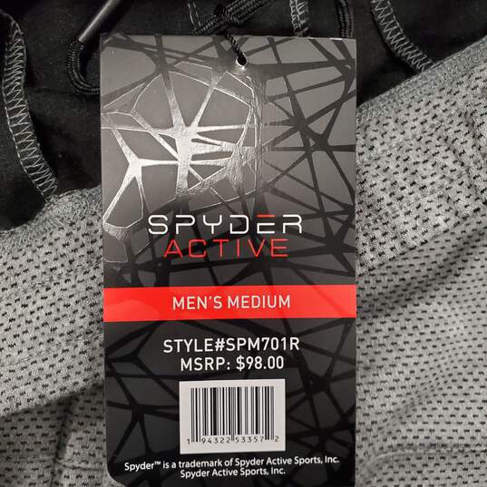Spyder Men Gray/Black Sweatpants M NWT image number 3