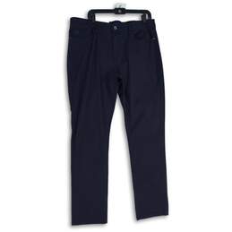 NWT English Laundry Mens Navy Blue Denim Dark Wash Straight Leg Jeans Size 36/32