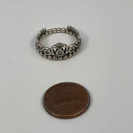 Designer Pandora 925 ALE Sterling Silver Cubic Zirconia Tiara Crown Ring alternative image