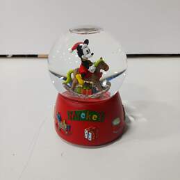 Disney Mickey Mouse on Rocking Horse Wish You A Merry Christmas Music Box