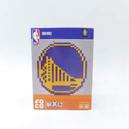 FOCO BRXLZ NBA Golden State Warriors Team Logo Building Blocks 598 Pieces SEALED alternative image