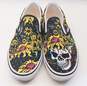 VANS Beauty Skull Floral Slip On Sneakers Shoes Women's Size 10 image number 3