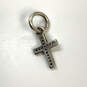 Designer Pandora S925 ALE Sterling Silver Rhinestone The Cross Chain Charm image number 3