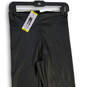 NWT Womens Black Faux Leather Skinny Leg Pull-On Ankle Leggings Size M image number 4