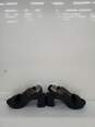 Women Aerosols Camera Black Leather heel shoes Size-9 New image number 2