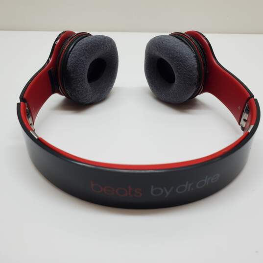 Beats by Dr. Dre Solo HD Wired Headphones Black/Red For Parts/Repair image number 3