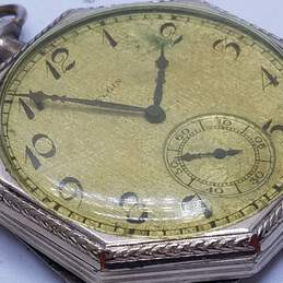 Elgin 42mm 1928 Vintage Gold Filled 14K Octagonal Pocket Watch alternative image