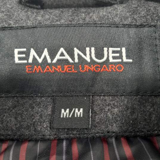Men's Emanuel Grey Coat Size M NWT image number 4