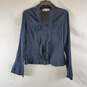 Briefing Women's Blue Button Up Blouse SZ 2 image number 1
