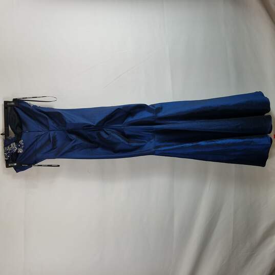 Xscape Women Blue Sleeveless Dress S NWT image number 2