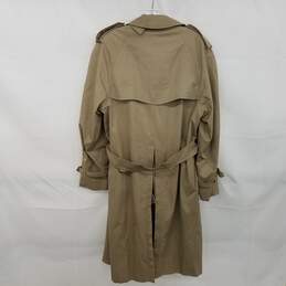 Burberrys' Beige Belted Trench Coat Men's Size 38R alternative image