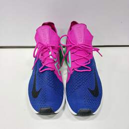 Nike Air Max 270 Flyknit White, Green, Blue, And Pink Sneakers Size 10