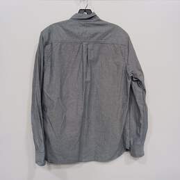 Oakley Men's Blue 100% Cotton Button-Up Shirt Size M alternative image
