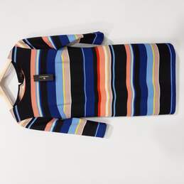 Worthington Multicolor Stripe Shift Dress Women's Size S