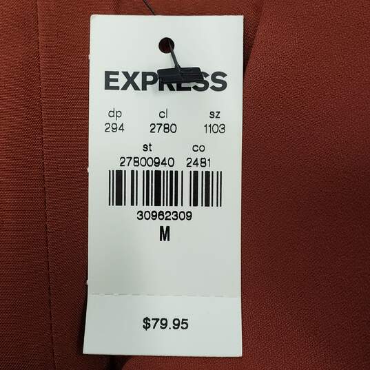 Express Women Burnt Red Dress M NWT image number 4