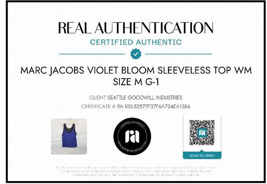 Marc Jacobs Violet Bloom Sleeveless Top WM Size M image number 7