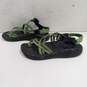 Chaco Women's Classic ZX/2 Green Strappy One Toe Adjustable Comfort Sandals Size 7 image number 2