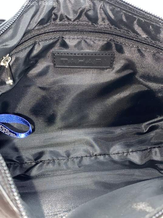 Black Tahari Crossbody Bag With Tag image number 9