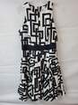 Milly of New York Black & White Sleeveless Dress Size 8 image number 1