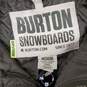 Burton Snowboard MN's Polyester & Hemp Blend Dryride Green Hooded Parka Size M image number 4