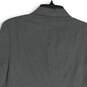 NWT Express Womens Gray Notch Lapel Long Sleeve Double Breasted Blazer Sz 11/12 image number 4