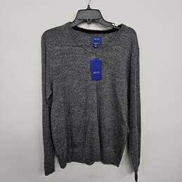 Grey Knit Long Sleeve Sweater