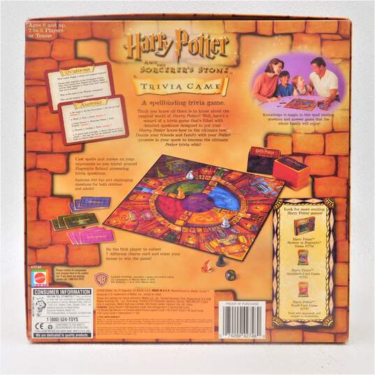 2000 Mattel Games Harry Potter And The Sorcerer's Stone Trivia Board Game image number 11