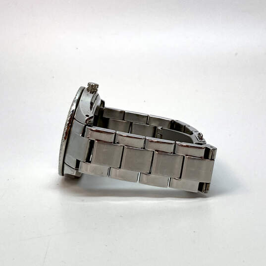 Designer Fossil ES2860 Stainless Steel Rhinestone Analog Quartz Wristwatch image number 3