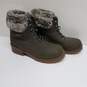 Lugz Green Faux Fur Lined Boots image number 1