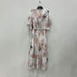 NWT Womens Multicolor Floral Print Short Square Neck Maxi Dress Size 18 image number 2