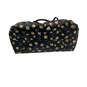 Reversible Tote Bag with Zipper Pouch Floral/ Black image number 4