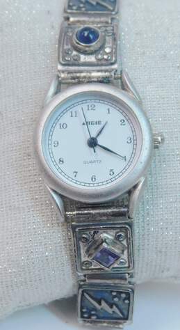 Unique Angie 925 Sterling Silver Amethyst & Iolite Watch 31.8g