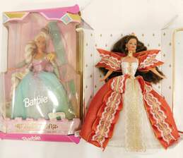 Vintage Mattel Rapunzel & Holiday Barbie Dolls