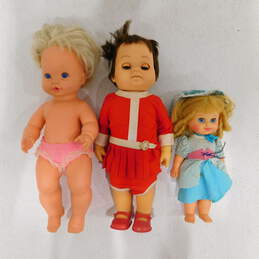 Vntg Mattel 1960s Baby Tender Love Tiny Chatty Baby & Baby Small Talk Dolls