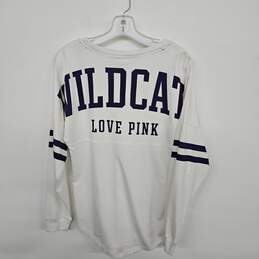 Victoria's Secret with 5th & Ocean White Wildcat Long Sleeve Shirt alternative image