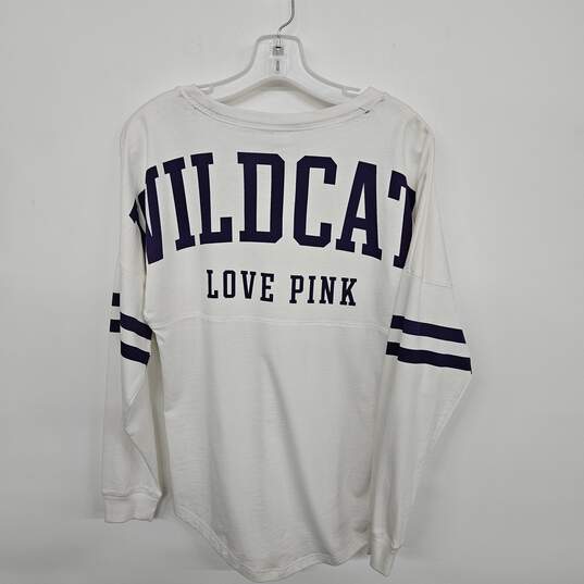 Victoria's Secret with 5th & Ocean White Wildcat Long Sleeve Shirt image number 2