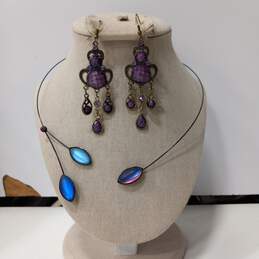 Bundle of 15 Assorted Purple Costume Jewelry Bundle alternative image
