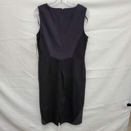 NWT Andrew Marc New York WM's Black & Grey Hourglass Knee Length Dress Size 10 alternative image