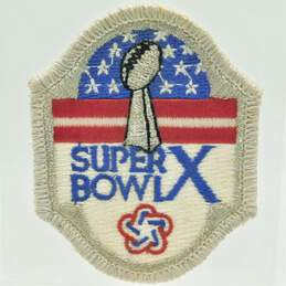 1976 Super Bowl X Patch Steelers/Cowboys