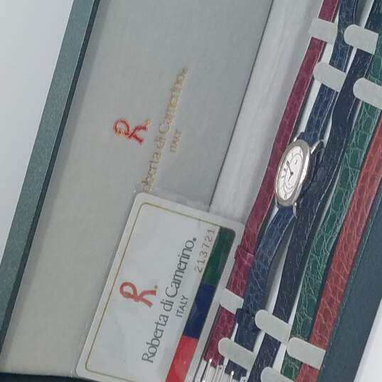 Roberta Di Camerino Sterling Silver 20mm Italian Watch Set image number 1