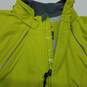 Bright green activewear cycling jacket with zip off sleeves S image number 2
